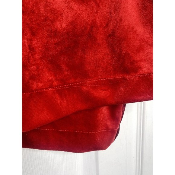 7 For All Mankind Women’s‎ Velvet Wide Leg Flare Side Stripe Pants Red 2 New - Picture 3 of 7